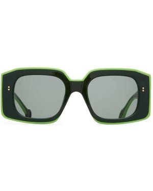 JW Anderson Bumper Sunglasses - Green