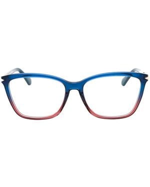 Guess Lunettes De Vue À Monture Papillon - Bleu