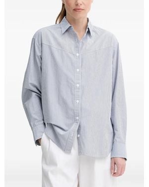 Levi's Chemise Harlie Pieced À Rayures Verticales - Gris