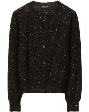 Fabiana Filippi Sequined Cardigan - Black