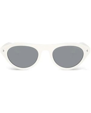 Prada Geometric-Frame Sunglasses - White