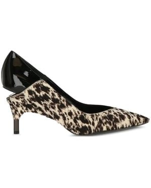 Tom Ford Animal print leather pumps - Blanco