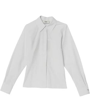 Fendi Long-Sleeve Shirt - White