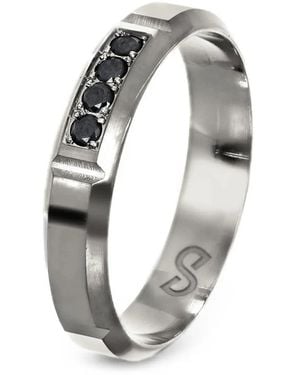 Desmo Miami Sun Ring Mit Zirkonia - Mettallic