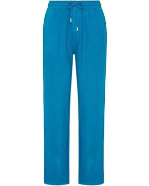 Vilebrequin Straight-Leg Trousers - Blue