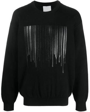 VTMNTS Pullover Mit Logo-Print - Schwarz