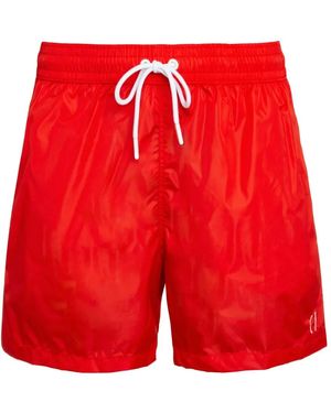 THE (Alphabet) Shorts Con Coulisse - Rosso