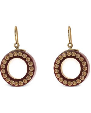 Mark Davis Bakelite Earrings - Metallic