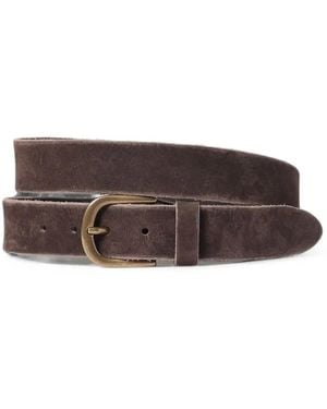 Sebago Roy Suede Buckle-Fastening Belt - Brown
