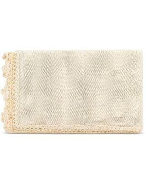 JW Anderson Crochet Clutch Bag - Natural