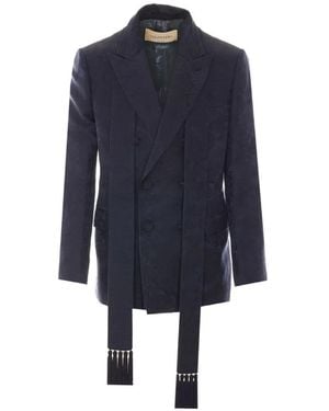 Valentino Garavani Double-Breasted Blazer - Blue