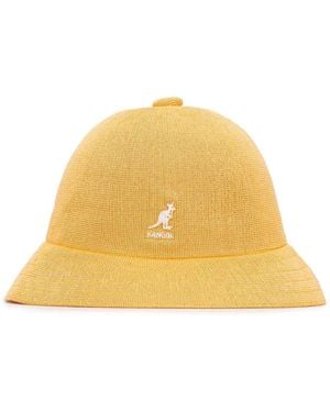 Kangol Sombrero De Pescador Tropic Con Logo Bordado - Amarillo