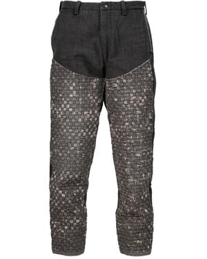 Chio 10 Pocket Double-Knee Jeans - Grey