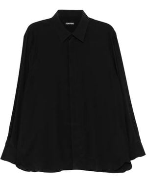 Tom Ford Silk Shirt - Black