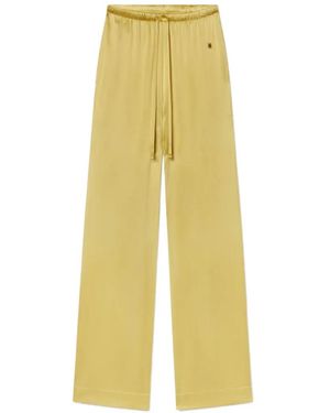 ÉTERNE Pantalones Brody Con Cordones - Amarillo