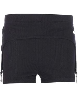 Jean Paul Gaultier Shorts Met Jarretelgordel - Blauw