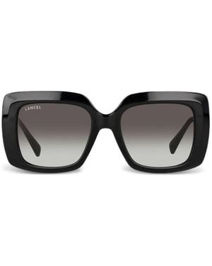 Lancel Clelia Square Sunglasses - Black