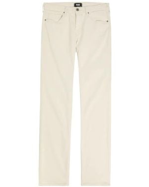 PAIGE Federal Five-Pocket Slim-Fit Jeans - White