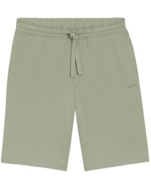 HUGO Logo-Embroidered Drawstring Track Shorts - Green