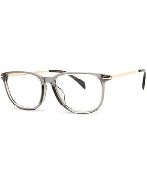 David Beckham Square-Frame Glasses - Gray