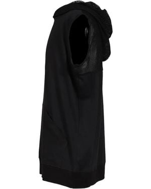 P.L.N. X Halcyon Veil Hoodie À Design Sans Manches - Black