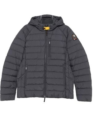 Parajumpers Hooded Quilted Jacket - Grey