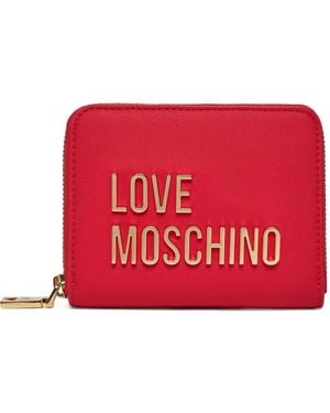 Love Moschino Portemonnaie Mit Logo - Rot