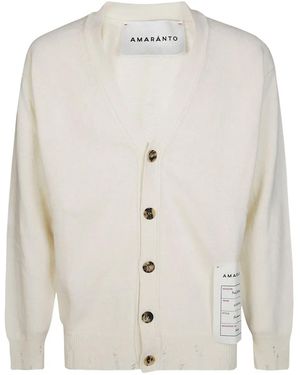 Amaranto Cárdigan Rotture - Blanco