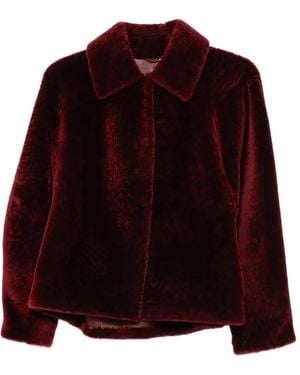 Manzoni 24 Shearling Jacket - Red