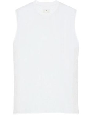 Givenchy Camiseta Oversize Sin Mangas - Blanco