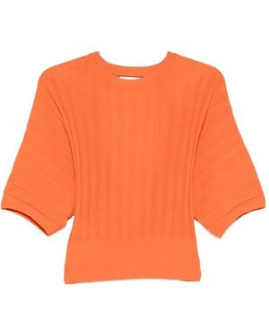 Pinko Blennio Short-Sleeve Top - Orange