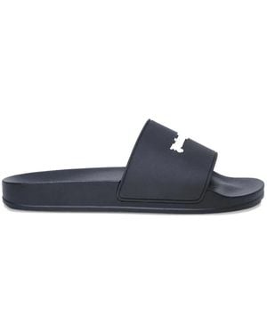 Palm Angels Logo Slides - Blue