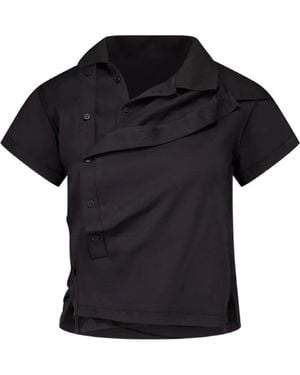 Natasha Zinko Polo Shrunken Double - Black