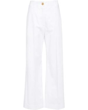 Patou Iconic Wide-Leg Trousers - White