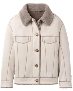 UGG Frankie Reversible Trucker Jacket - Natural