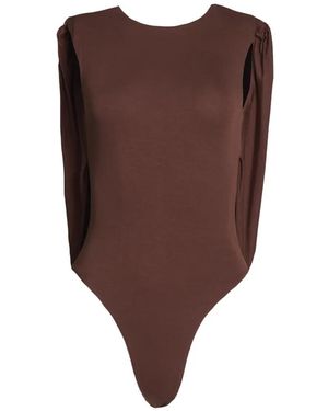Axel 113 Venillia Sleeveless Bodysuit - Brown