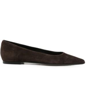 Aeyde Cassy Pointed-Toe Pumps - Black