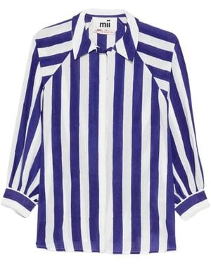 Mii Lulu Striped Shirt - Blue