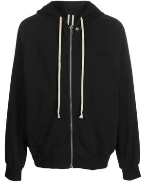 Rick Owens ジップアップ パーカー - ブラック