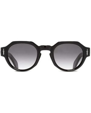 Cutler and Gross Lucky Diamond Embellished Sunglasses - Black