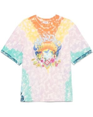 CASABLANCA Surf-Trip Tie-Dye T-Shirt - Purple