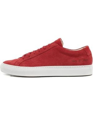 Common Projects スエード スニーカー - レッド