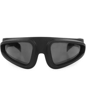 Rick Owens Ryder Geometric-Frame Sunglasses - Black