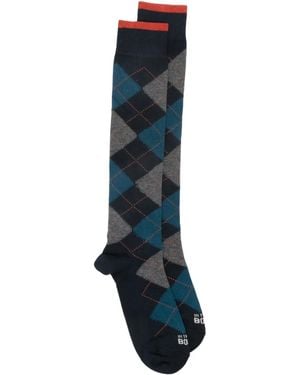 In The Box Argyle Socks - Blue
