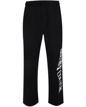 Versace Jeans Couture Jogginghose Mit Logo-Print - Schwarz