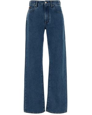Jacob Cohen Vaqueros anchos Hailey de talle alto - Azul