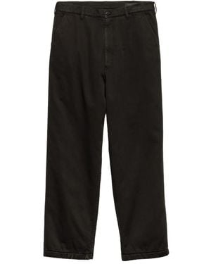 Prada Hose Mit Triangel-Logo - Schwarz
