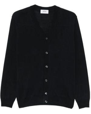 VELA SHOP Button-Up Cardigan - Black
