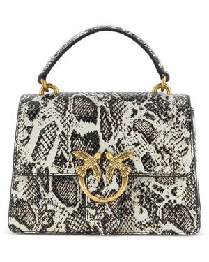 Pinko Borsa A Mano Love One Light Mini - Bianco