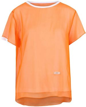 N°21 Layered T-Shirt - Orange